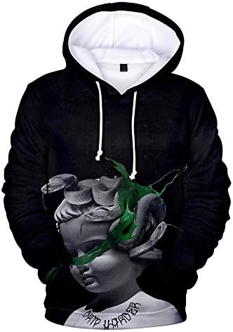 ALVIN EDMOND Lil Baby 4pf Unisex Hoodie 3D Printed Hooded Pullover Sweatshirt for Men Women