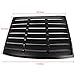 For Mustang GT 2DR 2005-2014 Coupe Black Side Vent+Rear Window Scoop Louver Cover 2006 07 08 09 10 11 12 13 14