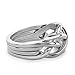 Puzzle Ring in Sterling Silver 4WSL