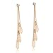 Mytys Water Drop Earrings for Women Silver Color Dangles Earrings
