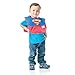 Bumkins Bib for Girl or Boy, Baby and Toddler for 6-24 Months, Essential Must Have for Eating, Feeding, Baby Led Weaning, Mess Saving Waterproof Soft Fabric, SuperBib with Cape, Superman DC Comics