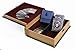 Wizardry Foundry Grimoire Deck Box, Primeval | Wooden and Fabric Lined Portable Deck Box for Mtg, Yugioh, and Other TCG | 1000+ Card Capacity