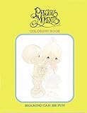Paperback Precious Moments Coloring Book "Sharing Can Be Fun" 1983 Book