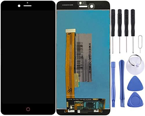 ZHUCHENGCUI Cell Phones & Accessories Replacement Parts Cedar for ZTE Nubia Z11 miniS / NX549J LCD Screen and Digitizer Full Assembly(Black) (Color : Black)