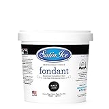 Satin Ice Rolled Fondant - Black 2 Lb