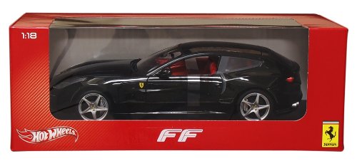 Ferrari FF Black 1/18 by Hotwheels X5526