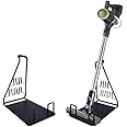 EZ SPARES No Installation Required,Vacuum Stand Frame,Accessories Storage Docking Station Holder,Metal Bracket,big base,Compatible with Dys,Eureka,tineco,dreame,Fit Most Stick Vacuum Cleaner(Black)
