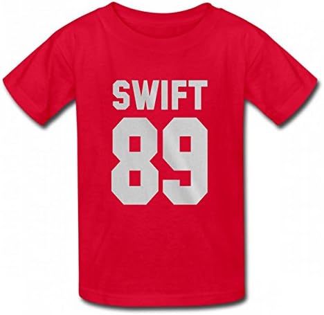 LOJSAQ Swift 89 Tshirt Cotton T-Shirts Authentic Boy Girl Tee Red
