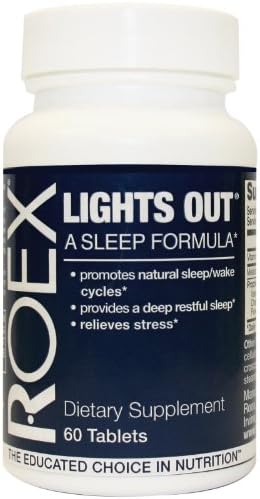 Roex Lights Out Sleep Formula Tabs, 60 ct