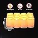 Flameless Candles LED Flickering Votive Candles,Battery Operated 100+ Hours Pillar Unscented Candles for Home Decor and Festivals Celebration,Batteries Included set of 12