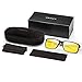 Men's Sports Polarized glasses for Driving at Night Soxick Unbreakable prescription Eye Glasses Yellow Lens 2
