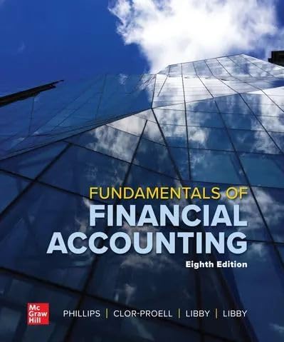 Fundamentals of Financial Accounting ISE: Shana Clor-Proell