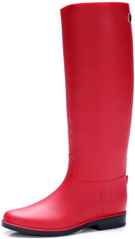 red long boots uk