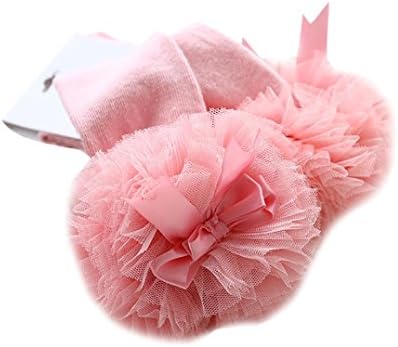 Kids Girls Princess Bowknot Socks ✿ Lace Bow Knee High Long Soft Cotton Lace Baby Socks