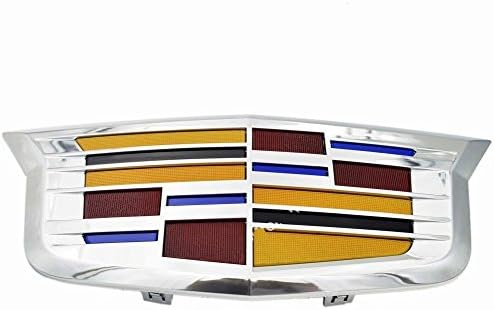 Exotic store Replacement for Cadillac ATS ELR XTS Chrome Front Grilll Badge Emblem H: 3.5",W: 8.5" 23157689 LATEST 2015 /2016