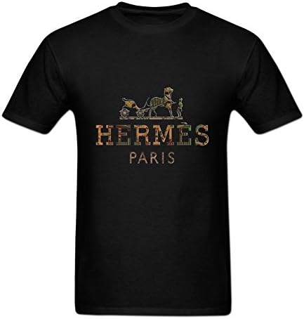 maikeer Men's Customized Gold Hermes O Neck T Shirt