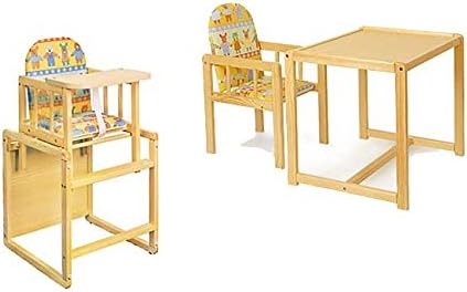 wooden combination highchair