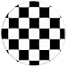 Checkered Black And White Checkerboard Pattern Style PopSockets PopGrip: Swappable Grip for Phones & Tablets PopSockets Adhesive PopGrip