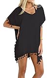 MOLERANI Women's Stylish Chiffon Tassel Beachwear Bikini Swimsuit Cover up