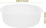 SOLUSTRE 20pcs Plastic Drum Caps Bung Seals for Oil Barrels Buckets 5.3cm White view 6