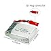 Noiposi 5Pcs 3.7V 650mah Lipo Battery with X6 Charger for TOZO X8tw Q1012 Skyhunter QQPOW X8 Foldable FPV Drone Rc Quadcopter (X8TW Battery)