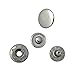 400 Pieces Stainless Steel No Sewing Snap Fastener, 1/2