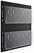 Displays2go Wall Mounted Literature Rack, 12 Pockets for 4x9 