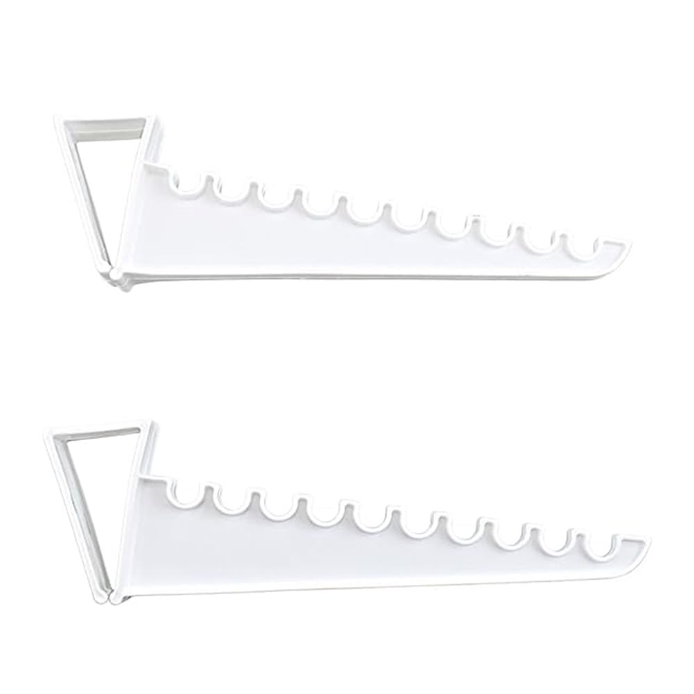 Over The Door Hanger 2pcs White Ironing Hooks Heavy Duty Over Door Coat Hanger Space Saving Durable Plastic Rack Holds Up to 10 Hangers of Clothes Towels Hats & Bags Organiser