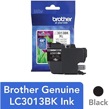 Brother Printer High Yield Ink Cartridge Page Up To 400 Pages Black (LC3013BK)