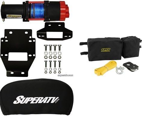 Polaris RZR 900 2011+ 3500lb Winch,Winch Mount,Winch Cover,Accessory Kit