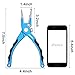 MadBite Fishing Pliers Resistant Saltewater for Braid Cutter and Hook Remover Fish Plier with Coiled Lanyard and Belt Holder Sheath