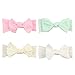Subesty Baby Girls Elastic Nylon Headband Bow Knot Hair Band For Toddler Infant Set Of 4