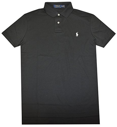 Polo Ralph Lauren Men Medium Fit Soft Touch Polo Shirt, Polo Black, Large