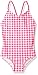 Kanu Surf Girls' Lilly Check 1-pc Swimsuit