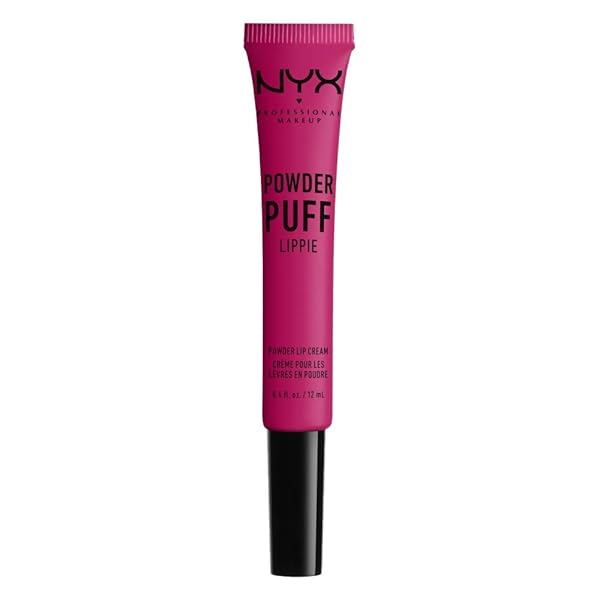 NYX PROFESSIONAL MAKEUP POWDER PUFF LIPPIE LIP CREAM, LIQUID LIPSTICK – TEENAGE DREAM (HOT PINK)