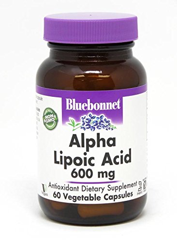 BlueBonnet Alpha Lipoic Acid Vegetarian Capsules, 600 mg, 60 Count BlueBonnet Alpha Lipoic Acid Vegetarian Capsules, 600 mg, 60 Count