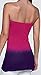Baifern Women's Halter Off-shoulder Backless Gradient Blouses