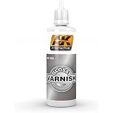 AK Interactive Glossy Acrylic Varnish (60mL Bottle)