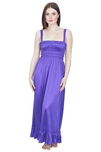 secret wish women's satin nighty (free size)