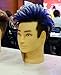 HAIRWAY Male Mannequin Head Human Hair 8 Inch Hairdresser Practice Mannequin Head with 100% Real Human Hair Cosmetology Styling Training Manikin Doll Head with Table Stand Clamp (Dark Brown)