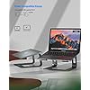 NULAXY-Laptop-StandAluminum-Removable-Laptop-Holder-Ventilated-Notebook-Stand-Compatible-for-MacBook-ProAir-10-156-Notebook-and-Samsung-TabletHUAWEI-MateBook-Grey NULAXY Laptop Stand for Desk, Aluminum Laptop Riser, Ventilated Computer Stand Compatible with MacBook Pro/Air, Dell XPS…