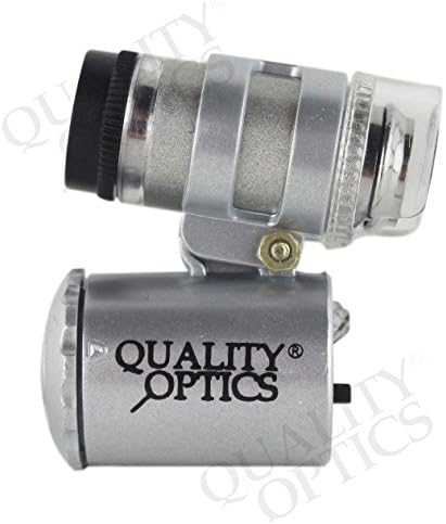 Quality Optics Mini High-Powered LED Pocket Magnifier (60x-Flex)