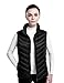 Puredown Women's Lightweight Down Packable Puffer Vest, Black, XS Size
