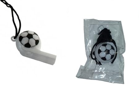 Kaufen-schenken-spielen 8 Fußball-Trillerpfeifen Kindergeburtstag Sport