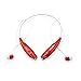 GEARONIC TM Wireless Sport Stereo Headset Bluetooth Earphone Headphone Compatible with Android or iPhone - Red