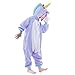 Newcosplay Children Unisex Pajamas Kids Animal Costume Cosplay Sleeping Wear (125, Purple Flying Horse)