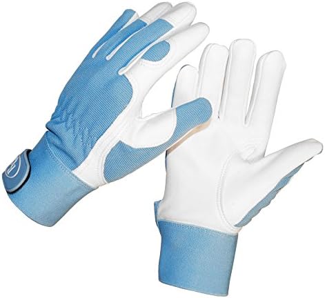 All-Season Women's Leather Gardening Gloves for Your Garden, Pruning, Digging, and Weeding Projects! Strong and Durable Goatskin for Dexterity and Grip, Extra Wide Wrist Cuff for Scratch Protection!
