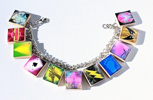 X-Men Inspired Scrabble Tile Charm Bracelet - Marvel Inspired