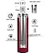 Vibrant Insulated Water Bottle/Tea Travel Mug Leak Proof Double-Wall Thermos Keeps Coffee HOT/Beverages Cold with Bonus Tea Water Infuser 16.9 oz (Red)