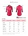 ELF FASHION 3/4 Sleeve Stretchy Button Down Collar Office Formal Casual Shirt Blouse for Women (Size S~6XL)